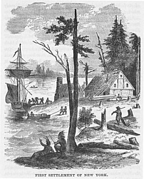 First settlement of New York