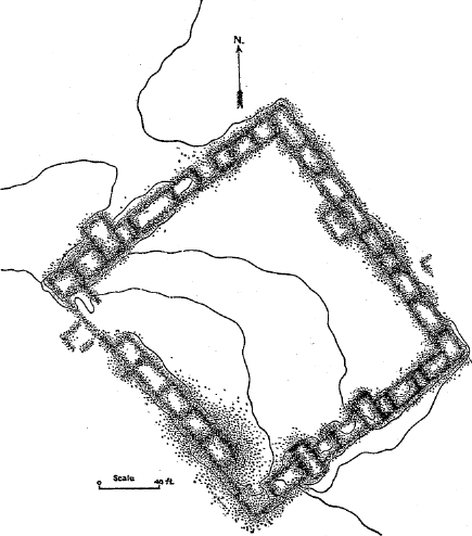 ground plan of ruin