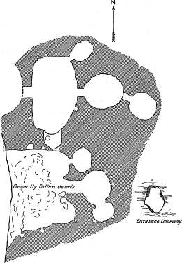 plan of cavate lodges