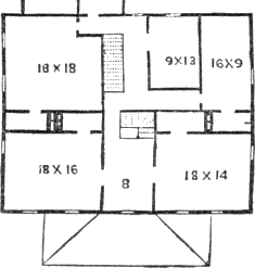 farm house 4, chamber plan (partial)