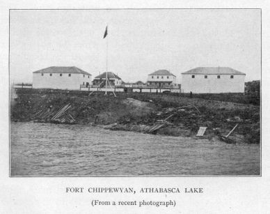 FORT CHIPPEWYAN, ATHABASCA LAKE  (From a recent photograph)