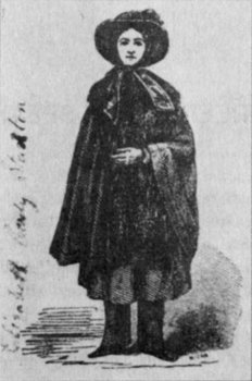 Elizabeth Cady Stanton in her "Bloomer costume"