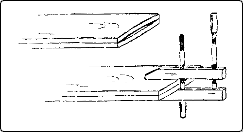 Fig. 58. Clamping up Boards to Prevent Warping.