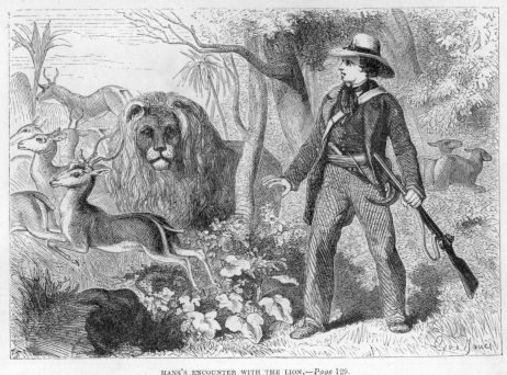 Hans's encounter with the lion