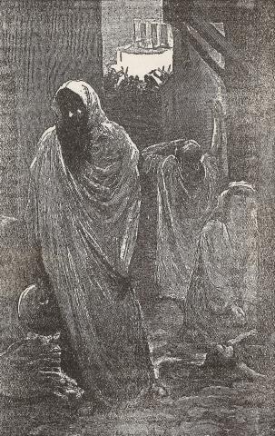 Illustration: Misery in Jerusalem During the Siege by Titus.