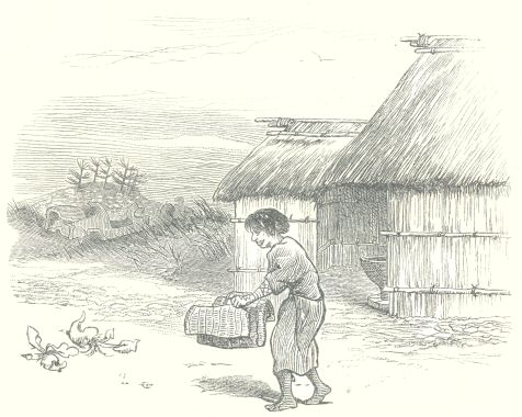 Aino Lodges (from a Japanese Sketch)
