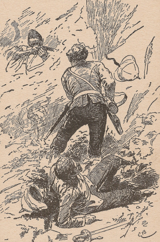 Illustration: Captain Herbert saved.