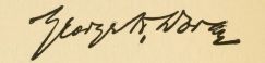 Signature of George H. Doran