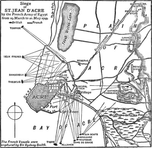 Map of Siege of ST. JEAN D'ACRE
