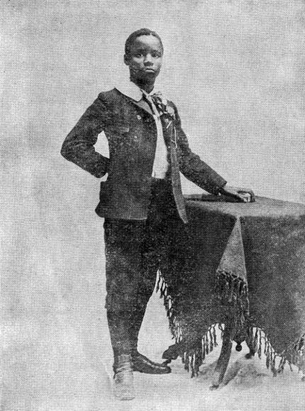 CHARLIE JOHNSON.
The Missionary Baptist "Boy Preacher," of Louisiana, who is creating
such a sensation in the South. Age, 13 years.