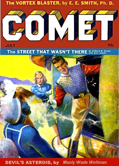 Cover image, Comet Magazine, July 1941