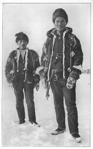 An Alaskan chief and his henchman.