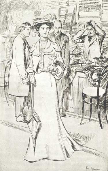 She suggested that poets and novelists should take service for a
year in any large drapery or millinery establishment