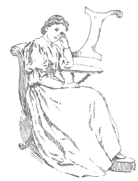 Woman on a chair.