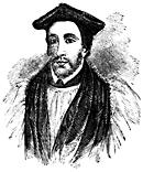 Half-length portrait of a man in ecclesiastical garb.