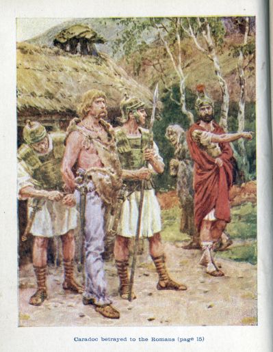 Caradoc betrayed to the Romans