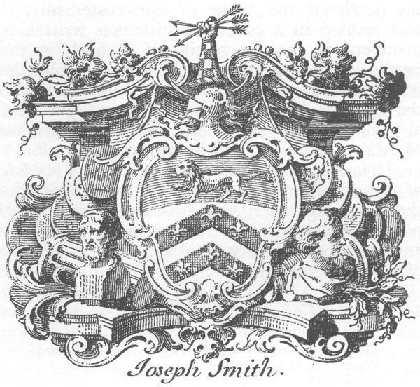 Book-plate of Joseph Smith.