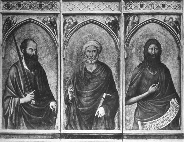 SS. PAUL, PETER AND JOHN THE BAPTIST