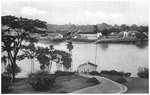 View of Kuching from the Rajah’s Garden