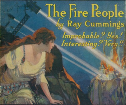 Image 1: The Fire People, By Ray Cummings, Book Cover