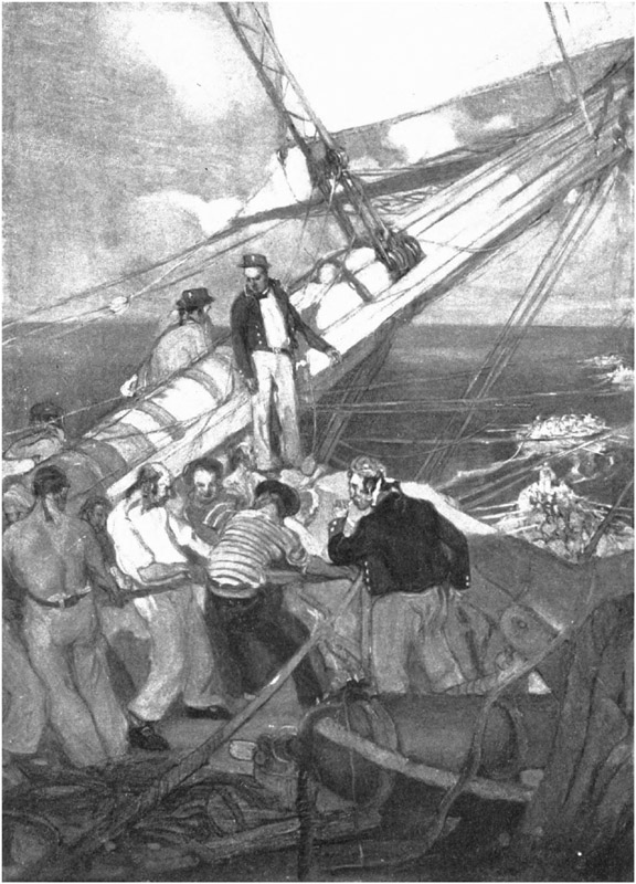 The Forecastle of the Constitution During the Chase