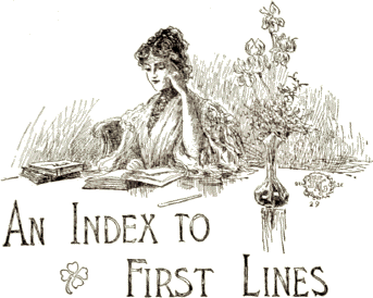 An Index to First Lines