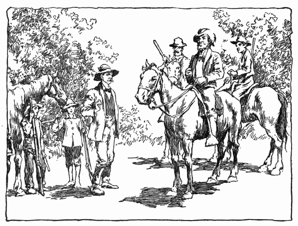 FRANK AND WILLY CAPTURE A MEMBER OF THE CONSCRIPT-GUARD.