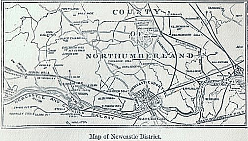 Map of Newcastle District