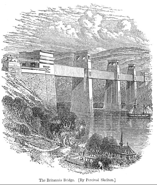 The Britannia Bridge.  (By Percival Skelton)
