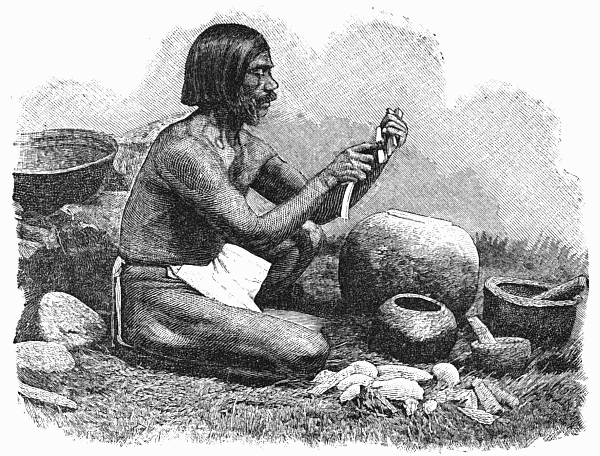 Indian Making Bowls.—Page 19.