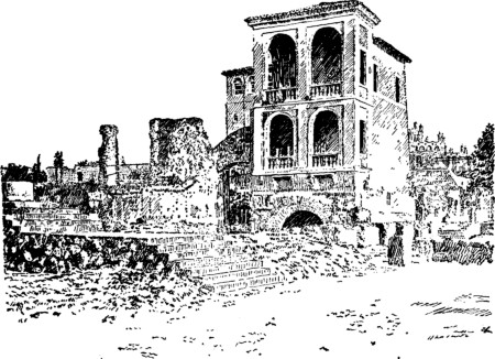 SITE OF EXCAVATIONS ON THE PALATINE