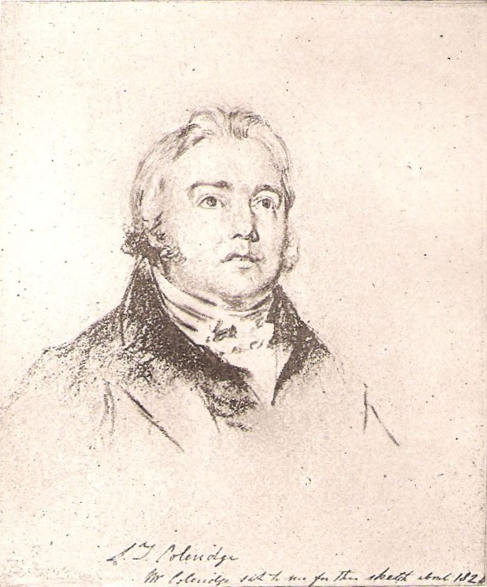 Samuel Taylor Coleridge from a drawing by G. R. Leslie