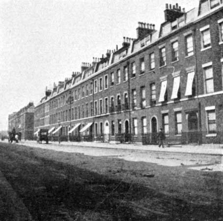 NO. 48 DOUGHTY STREET, WHERE DICKENS LIVED.