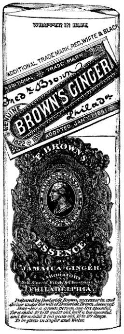 Package of Brown's Ginger