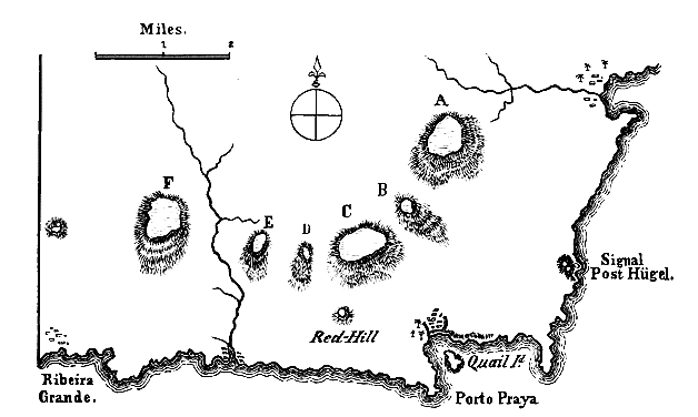 Fig. 1. Theil von St. Jago, einer der capverdischen Inseln.
