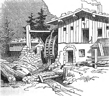 The saw-mill.