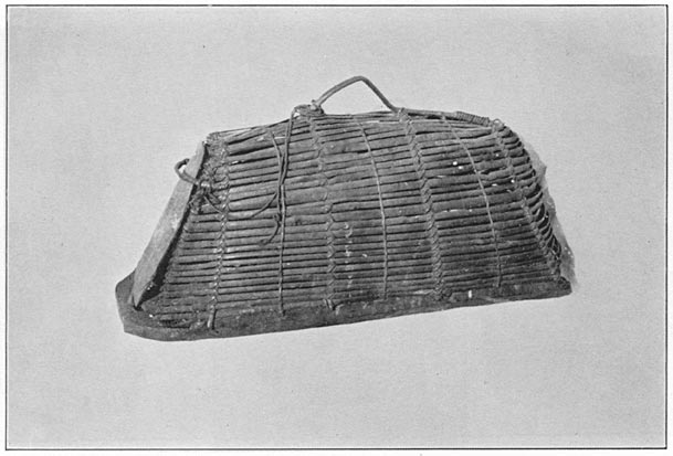 Cage in which fowls are shut at night