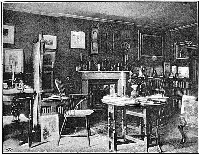 THE STUDY
(From a photograph by Fradelle & Young)