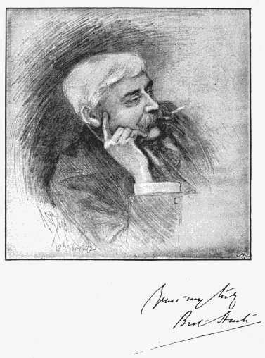 Drawing signed A. S. Boyd, 18th Mar. 1892
with signature below: Bret Harte
A Sketch from Life