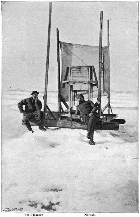 Movable Meteorological Station on the Ice. July, 1895