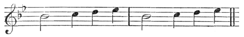 Music notation, untitled