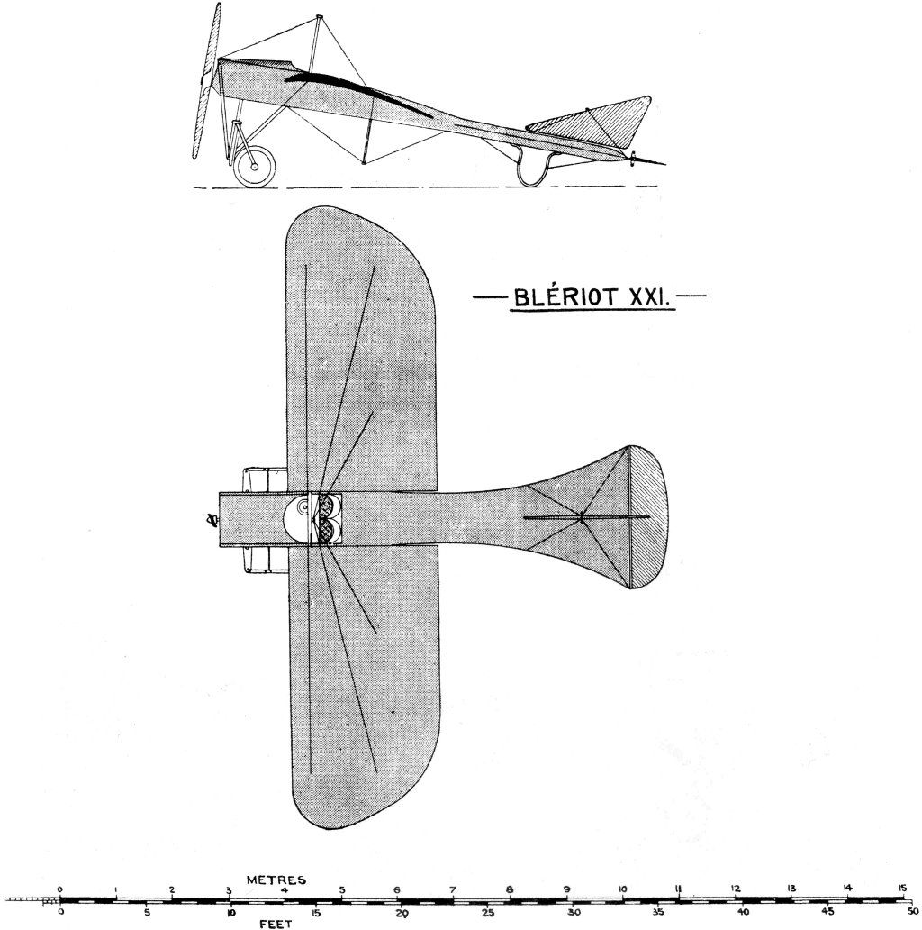 Bleriot XXI. Uniform Aeroplane Scale