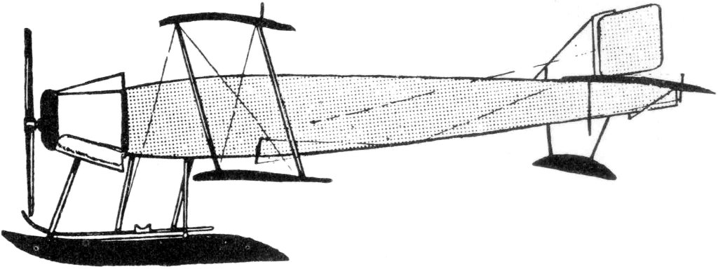 Goupy. Hydro. From "Flight." Uniform Aeroplane Scale