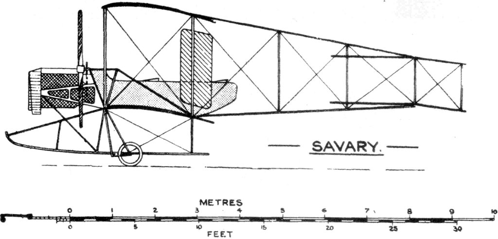 SAVARY. 1913. Uniform Aeroplane Scale