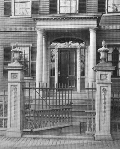 Plate II.—Doorway, Oliver House, Salem, Mass. Built in 1802.