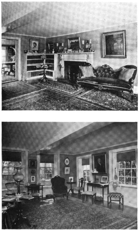 Plate XIV.—Living Room, Pickering House; Drawing Room, Pickering House.
