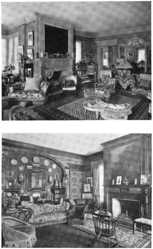 Plate XXIII.—Parlor, Rogers House; Drawing Room, Rogers House.