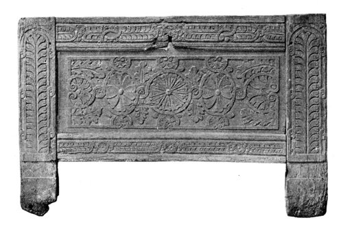 FRENCH CARVED OAK COFFER.