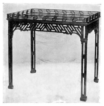 TABLE MADE BY CHIPPENDALE.
