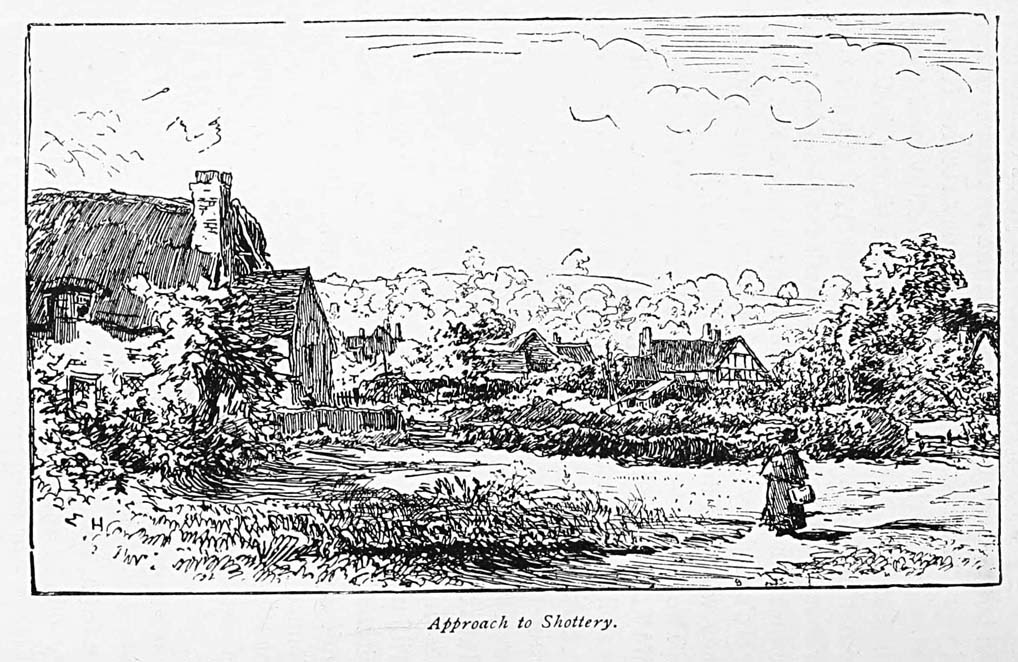 Approach to Shottery.